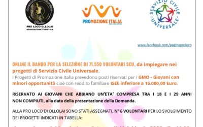 SERVIZIO CIVILE UNIVERSALE